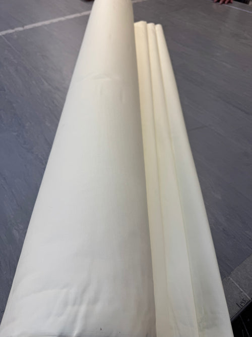 Ivory Cotton Sateen Bonded Lining. 137wide.