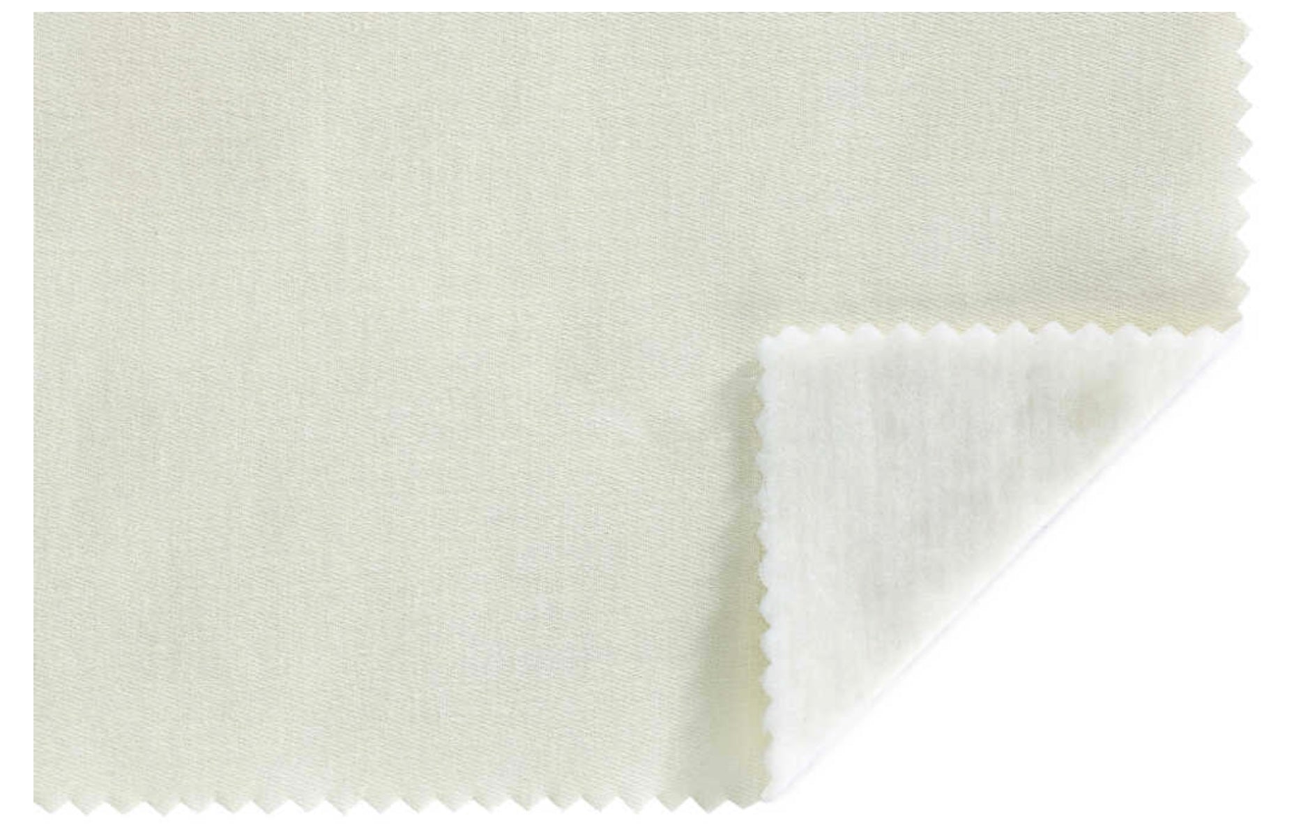 Ivory Cotton Sateen Bonded Lining. 137wide.